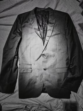 HUGO Black Men's Two-Button Suit Blazer